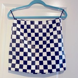Checkered Skirt